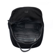 K0023AB | Notebook Backpack - Canvas/Genuine Leather Col. Black-2